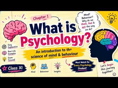 Class 11 Chapter 1 WHAT IS PSYCHOLOGY / UNDERSTANDING PSYCHOLOGY | One Shot | CBSE | Psyche Adda