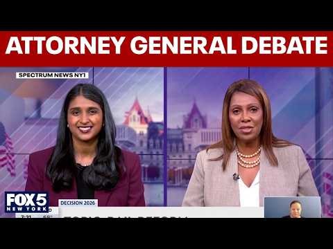 Insults fly during New York AG debate between James and Komatireddy