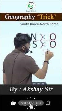 GkTrick | Geography 'Trick' | International Border Trick By Akshay Sir CrazyGkTrick #shorts