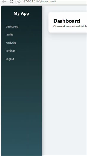 Create a Clean Sidebar Menu with HTML & CSS Only.