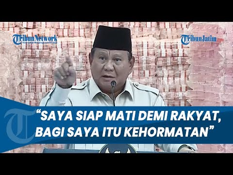 PIDATO BERAPI-API! Prabowo di Kejagung: Saya Akan Mati Demi Rakyat, Bagi Saya Itu Kehormatan