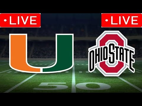 Miami vs Ohio State LIVE HD | NCAAF 2025 | The Goodyear Cotton Bowl Classic 2025