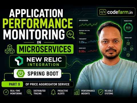 New Relic Integration with Spring Boot | APM in Microservices(Part 9 of Price Aggregator Service)