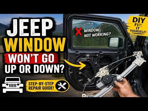 Jeep Liberty 02-06 window won't go up or down? Easy to follow fix!