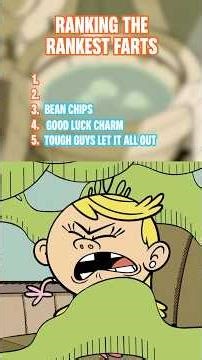 The Loud House Farts That Cleared the Room 💨 #shorts