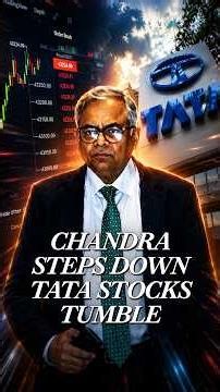 Tata Sons Crisis: Chandrasekaran Won't Continue, Stocks Tumble | Full Breakdown