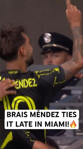SHOT OR CROSS!?🤔 Méndez equalizes in Miami