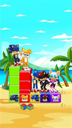 Sonic EXE vs Sonic vs Tails vs Shadow in the Satisfying Unboxing Challenge –Who Will Win?📦✨ #shorts