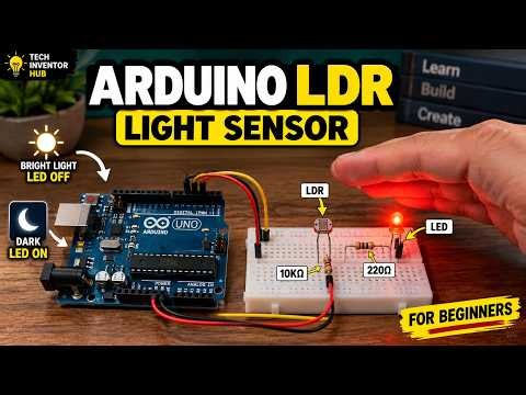 Arduino LDR Tutorial for Beginners | Light Sensor with Arduino UNO