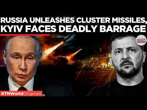 KYIV UNDER FIRE! Zelenskyy Accuses Russia of Cluster-Warhead Missile Strike | Times Now World
