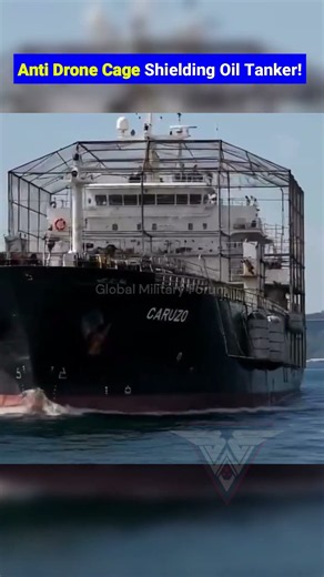 Shadow Fleet Tanker Adds Drone Armor