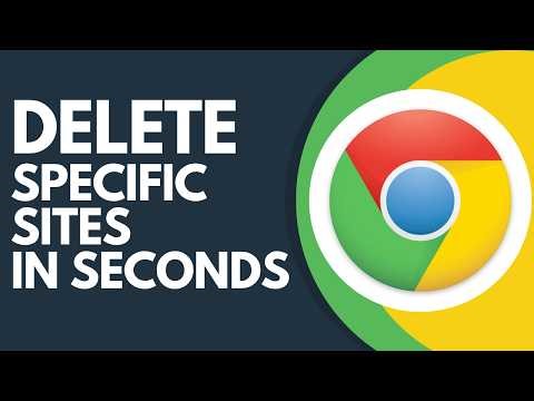 Remove Specific Websites from History in Chrome Step by Step