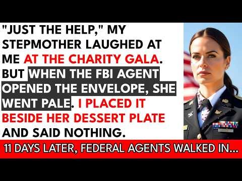 My Stepmother Called Me the Help at Her Charity Gala – Until I Slipped 1 Envelope to the FBI Agen...