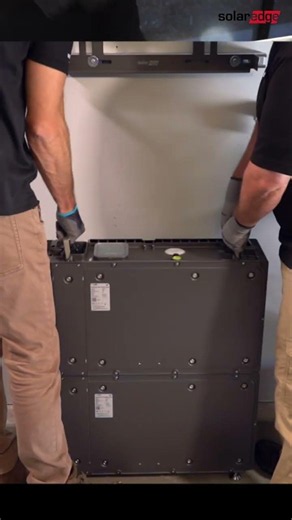 SolarEdge Nexis - Engineered for more comfortable and safer installation. #solaredge #solarbattery