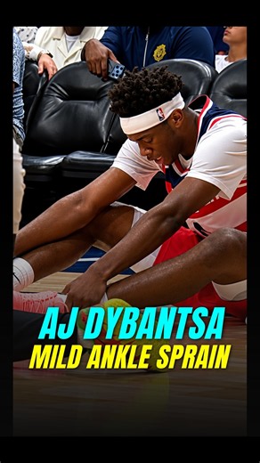 AJ Dybantsa SPRAINED his ANKLE😳