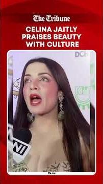 “Tradition & culture integrated” Celina Jaitly at 61st Femina Miss India Grand Finale