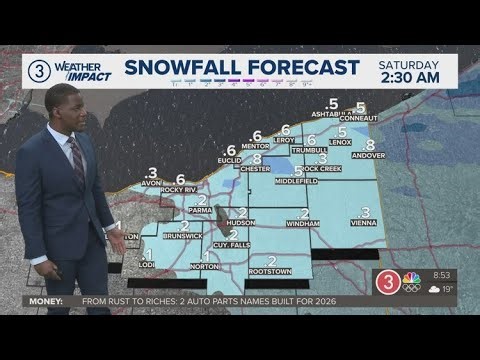 Lake effect snow for some: Cleveland weather forecast for Jan. 2, 2026