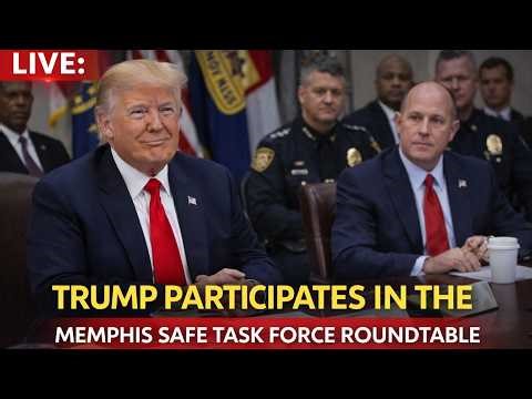 LIVE: President Trump Participates in the Memphis Safe Task Force Roundtable