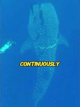 Saved a 100-ton whale shark! Baby shark swam up for a "HIGH-FIVE" and brought a giant gift!😭❤️#usa