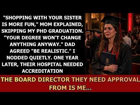Parents Missed My Graduation For Sister's Shopping Trip — Until The Accreditation Board Called