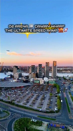 London's Golden Hour: O2 Arena to Canary Wharf! 🌇🚁 | 4K Drone