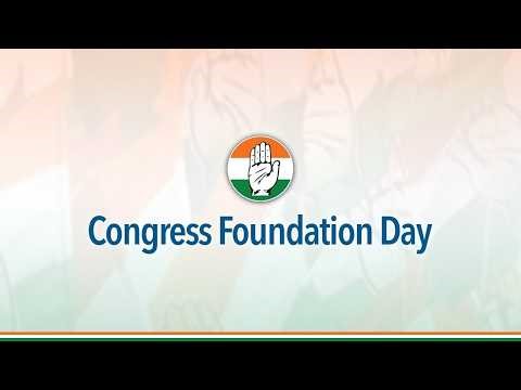 LIVE: Flag hoisting by Congress President Shri Mallikarjun Kharge | Congress' 140th Foundation Day