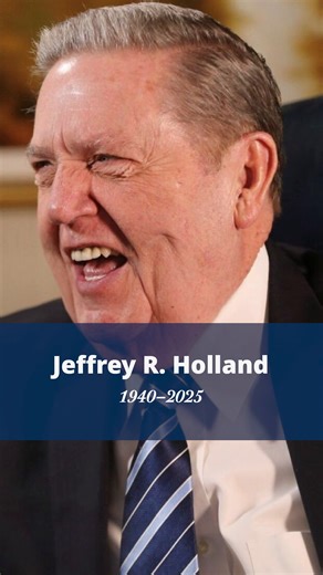 Elder Jeffrey R. Holland served as a beloved Apostle for The Church of Jesus Christ of Latter-day Saints since 1994. He often spoke to the youth and had a kind, friendly demeanor. In his early career, he worked as an educator, including serving as president of Brigham Young University throughout the 1980s. He dearly loved his wife, Patricia, and together they had three children. Thank you, Elder Holland, for your incredible years of service! | Strive to Be