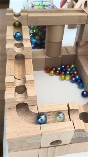 Marble Run ASMR⭐︎Cuboro Wooden Healing Course②