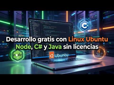 Desarrollo Node, C# y Java Gatis en Linux Ubuntu 26.04