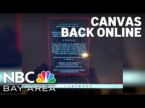 Canvas system is online after cyberattack disrupted thousands of schools