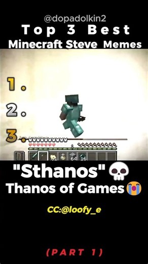 Ranking the Best Minecraft Steve Memes