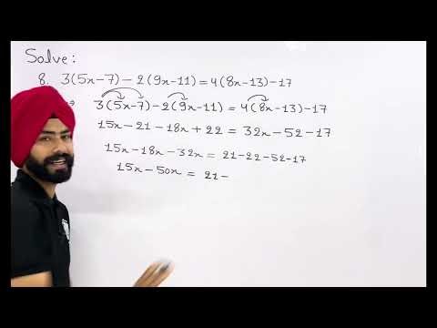 Class 8th Exercise 8A Question 8 solution|Linear Equations|RS Aggarwal