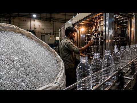 Inside the Plastic Bottle Factory: How Plastic Bottles Are Really Made Step by Step (Full Process)