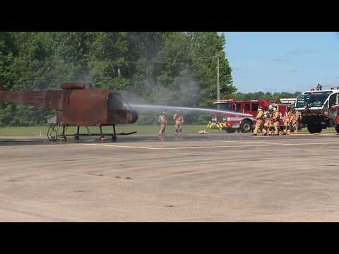 Military and civilian first responders take part in emergency incident training