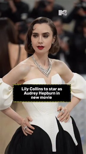 Lily Collins has been cast as Audrey Hepburn in an upcoming film about the making of Breakfast At Tiffany’s, according to Deadline 🤍 #lilycollins #audreyhepburn #mtvmovies | MTV UK