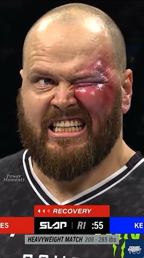 He ate those slaps until his body wouldn't let him #PowerSlap #Combat #fyp