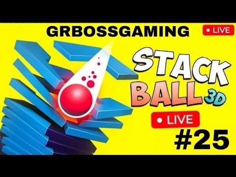 stack ball 3d #25 game live #shorts #shortslive #grbossgaming 