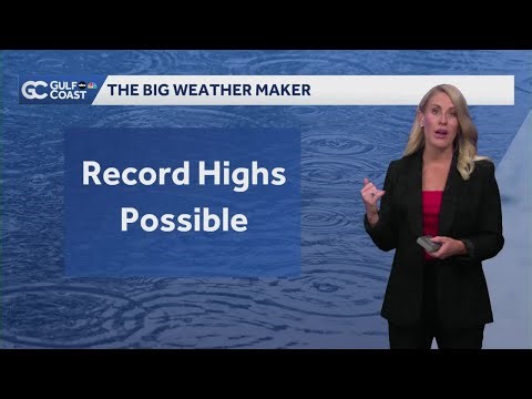 Heat index approached triple digits on the Gulf Coast as record highs possible Friday