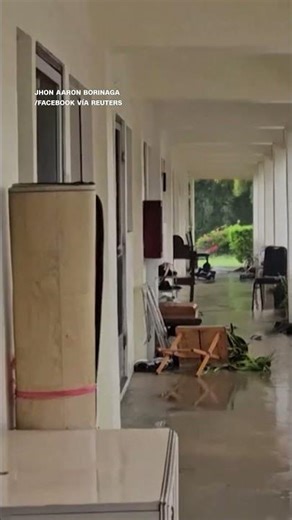 El supertifón Sinlaku golpea las Islas Marianas del Norte