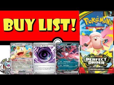 The Complete Perfect Order Buy List! You NEED These Cards! (Pokemon TCG News)