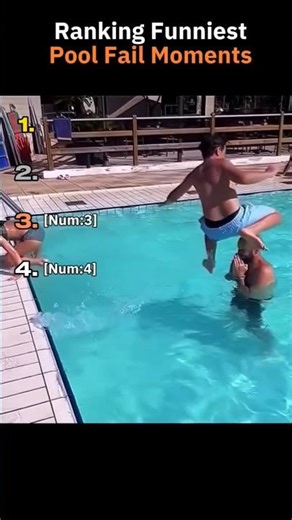 Ranking Funniest Pool Fail Moments 😂