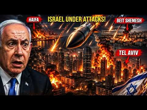 MASSIVE MISSILE BARRAGE HITS ISRAEL— BEIT SHEMESH, HAIFA & TEL AVIV UNDER FIRE