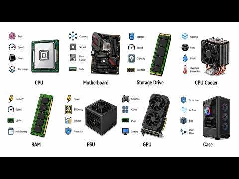 EVERY PC Component Explained in 5 Minutes!