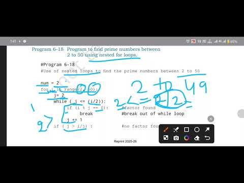 Grade XI Computer Science | NCERT Chapter 6 I Flow of Control | Nested Loop Explained #ncert #cbse