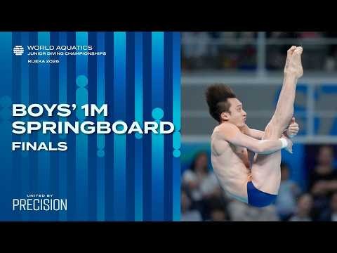 Boys' 1m Springboard (16-18) | Finals | World Aquatics Junior Diving Championships 2026