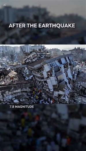 Turkey & Syria Before The Earthquake vs After 🕊️ #earthquake