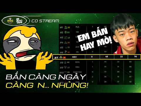 Co-Stream | BE BOOYAH | Ngày 10| Ngày cuối vòng bảng rồi phong độ Heavy có kịp kéo lên lại không!?