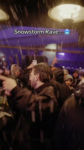 SNOWSTORM RAVE 🥶#electronicmusic #tomorrowland #dimitrivegas