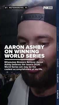 Brewers star reliever Aaron Ashby on winning the World Series