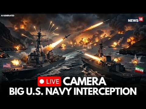 LIVE: Ahead Of Peace Talks With Iran, US Navy Intercepts Vessel, Tensions Spike In Strait Of Hormuz
